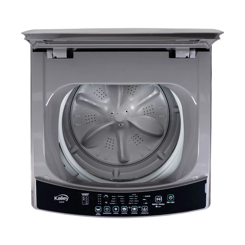 Lavadora Kalley Carga Superior 14 Kilos K-Ld14Ge, Color Gris - Imagen 4