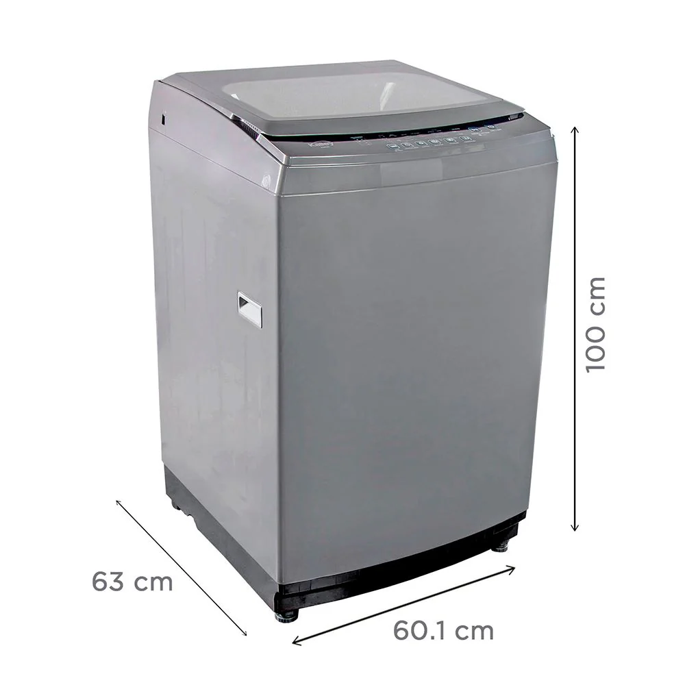 Lavadora Kalley Carga Superior 16 Kilos K-Ld16Ge, Color Gris - Imagen 2