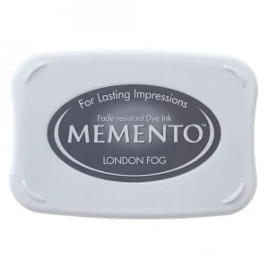 London Fog Memento / Cojín de Tinta para Sellos Gris Claro