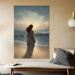 Lienzo Cuadro Entre el Mar y el Alma 93x60Cm