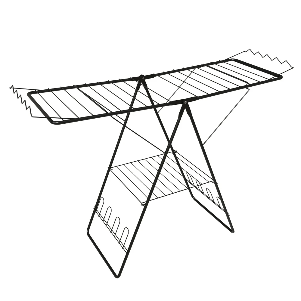 Tendedero de piso escalera pintado negro