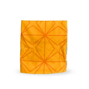 Juego sábana estampado azul oscuro/naranja/blanco king SB006-KN-AONB