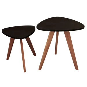 Mesa Nórdica Triangular Etna - Set X 2 - Mediana & Grande