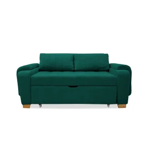 Sofa Cama Multifuncional Stauffer Verde Mas Cojines