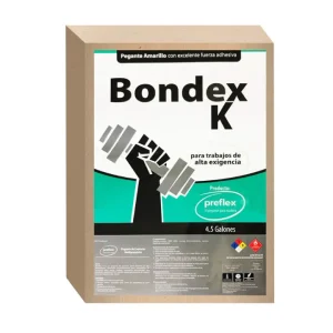 Pegante bondex k 4.5 galones