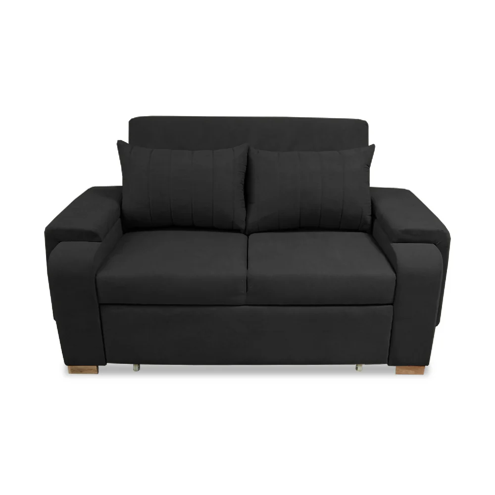 Sofacama Hartmann Multifuncional Carrito Reclinable Negro