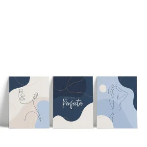 Tríptico Soy real 30 cm x 40 cm