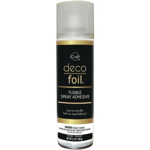 Deco Foil Fusible Spray Adhesive / Spray Adhesivo para Metalizar Tela