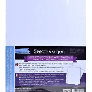 Ultra Smooth Premium White Cardstock / Papel Ideal para Spectrum Noir