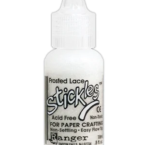 Stickles, Mercury Glass Frosted Lace / Pegamento de Brillos Blanco