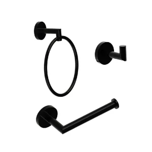 Kit por 3 accesorios Corona Barcelona Mateblack