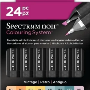 Spectrum Noir Vintage Set / Set de 24 Marcadores Vintage