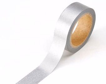 Washi Tape Silver / Cinta Adhesiva