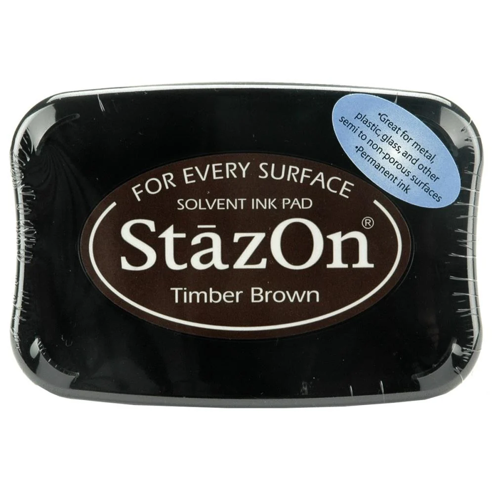 StazOn Timber Brown / Tinta Solvente Marrón Madera