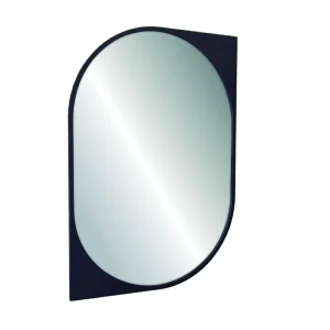 Espejo de pared en mdf fixer negro