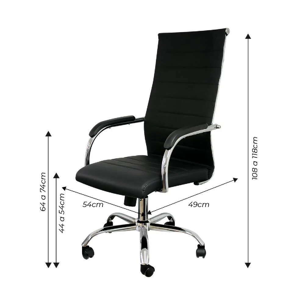 Silla De Oficina Escritorio Alta - 3322 - Imagen 5