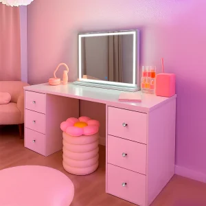 Tocador Taly 3 Touch Led, Blanco