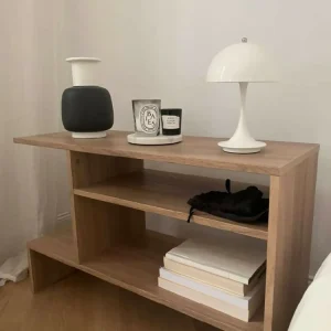 Mesa Auxiliar Tavolino En Madera De Pino Natural