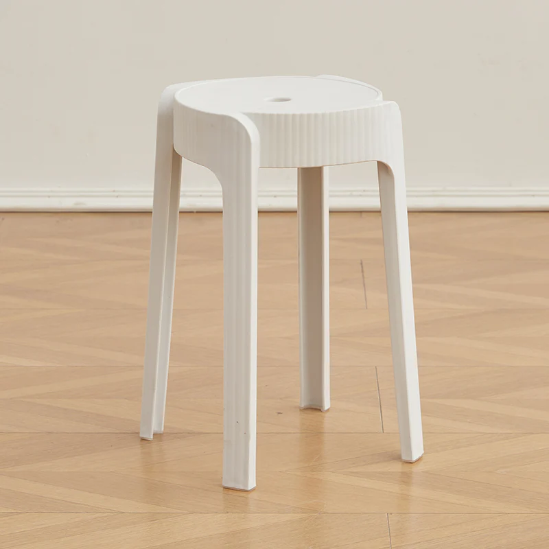 Butaco Apilable Maison, Color Blanco, Diseño Moderno X2 - Imagen 2