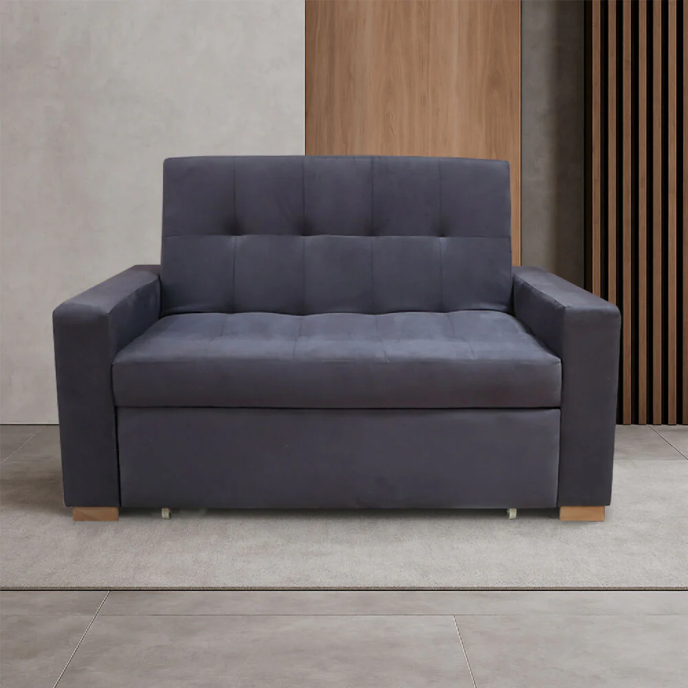 Sofacama Atalanta Multifuncional Carrito Gris + Cojines - Imagen 2