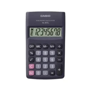 Calculadora bolsillo 8 dígitos HL-815L-BK-W-DP