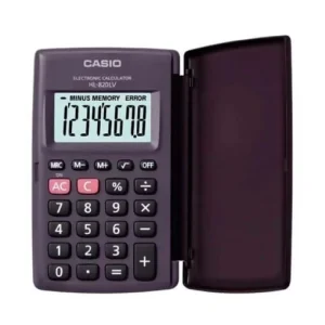 Calculadora casio plegable 8 dígitos HL-820LV-BK-W-DP