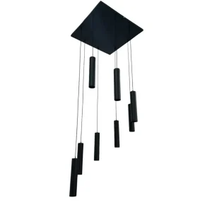 Lámpara de Techo Tarento Cilindros Colgante 8 Luces